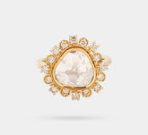 Polki & Rose Cut Diamond Ring